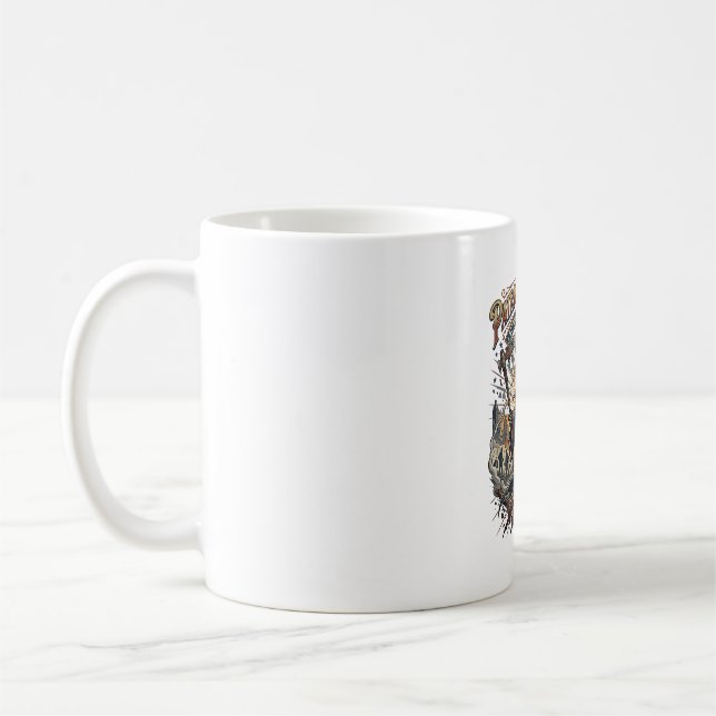 Mug Apocalyptique Patriotique Liberté Faucheuse Zombie (Gauche)