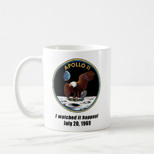 Mug Apollo 11 je l'ai observé se produire