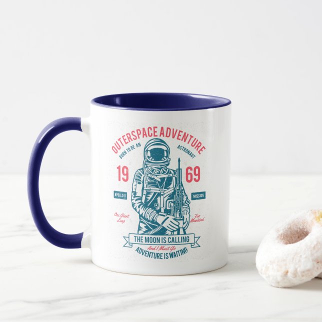 Mug Apollo 11 Man On the Moon 1969 (Avec donut)