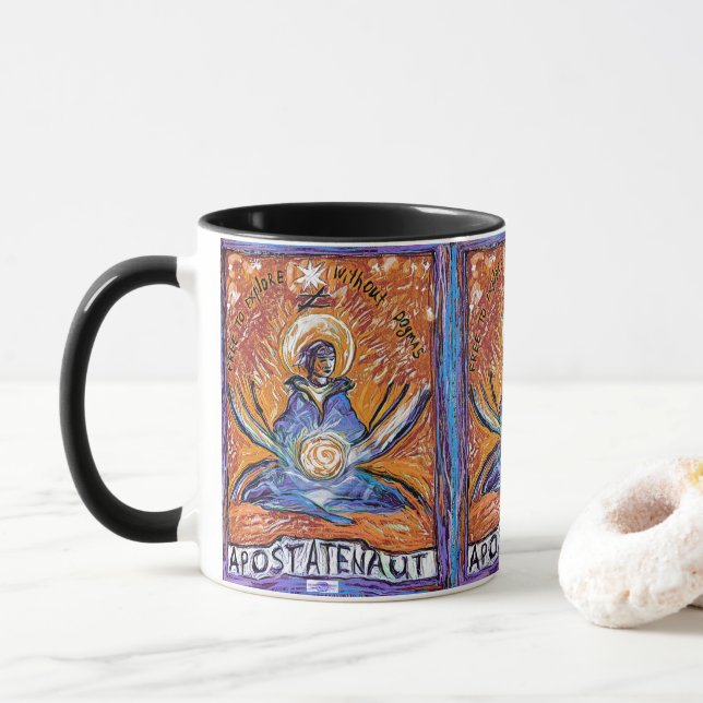 Mug Apostatenaut - explorer sans dogmes (Avec donut)