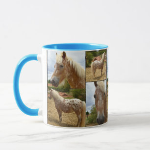 Mug Appaloosa Horses, Photo Collage Combo Café Mug.
