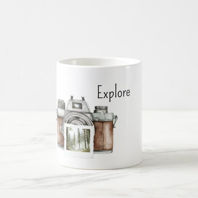 Mug Appareil photo Explorer la nature (Centre)
