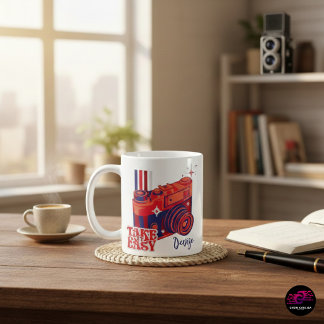 Mug Appareil Photo Rétro Take It Easy