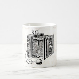 Mug Appareil-photo vintage - noir antique de
