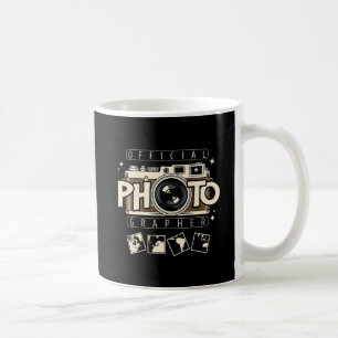 Mug Appareil Photo Vintage Photographe Officiel Ré