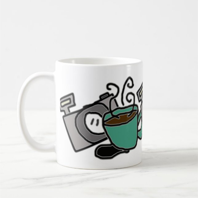 Mug Appareils-photo et café (Gauche)