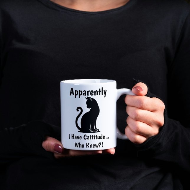Mug Apparemment, J'Ai Une Attitude : Fabriquée Pour Le (Créateur téléchargé)