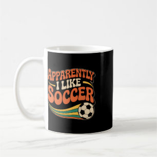 Mug Apparemment j'aime le football Groovy Football Fem