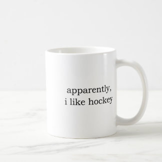 Mug Apparemment j'aime le hockey 