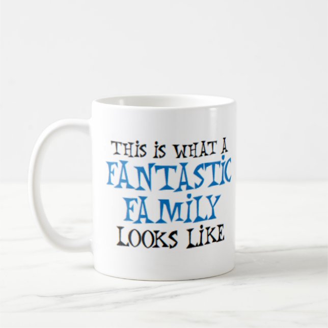 Mug apparence d'une famille fantastique (Gauche)