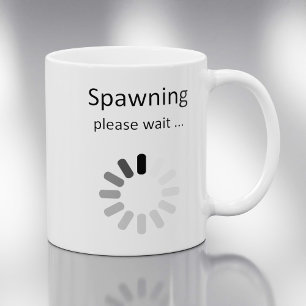 Mug Apparition Veuillez Patienter - Humour de Grossess