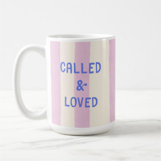 Mug Appelé & Aimé Citation Chrétienne Moderne Mignonne