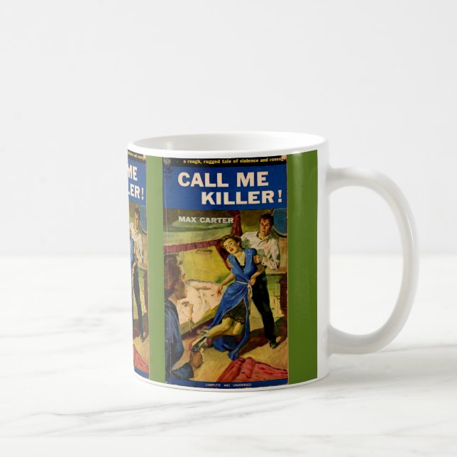 Mug Appelez-moi Couverture de la fiction de pulpe Kill (Droite)