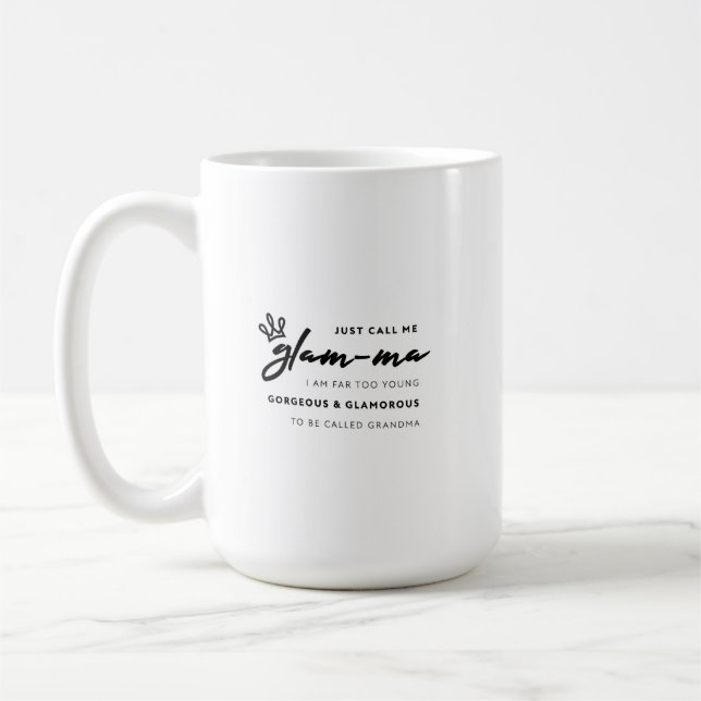 Mug Appelez-moi Glamma (Gauche)