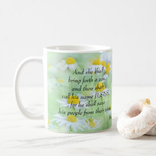 Mug Appelez Son Nom Jésus - Matthieu 1:21