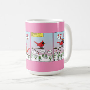 Mug Appels de accouplement d'oiseaux modernes comique