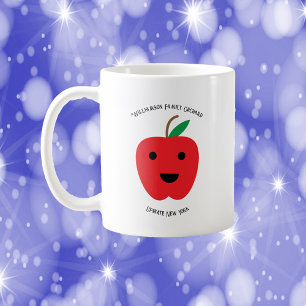 Mug Apple Orchard Kawaii Rouge Personnaliser