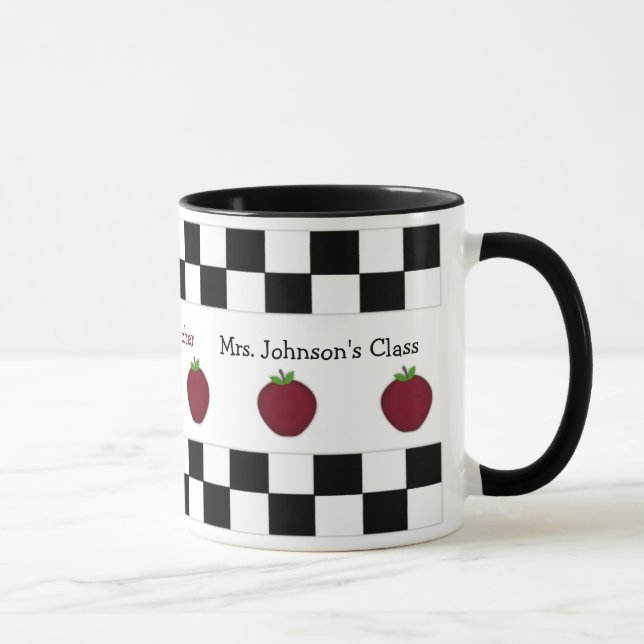 Mug Apple Teacher personnalisé (Droite)