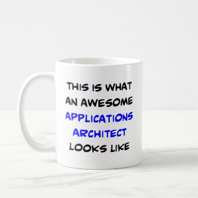 Mug application architecte, génial (Gauche)
