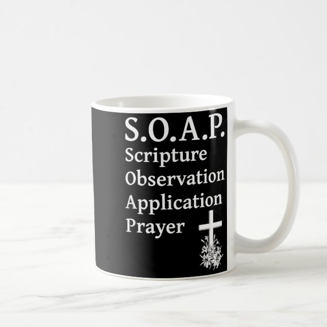Mug Application d'observation des Écritures savon chré (Droite)
