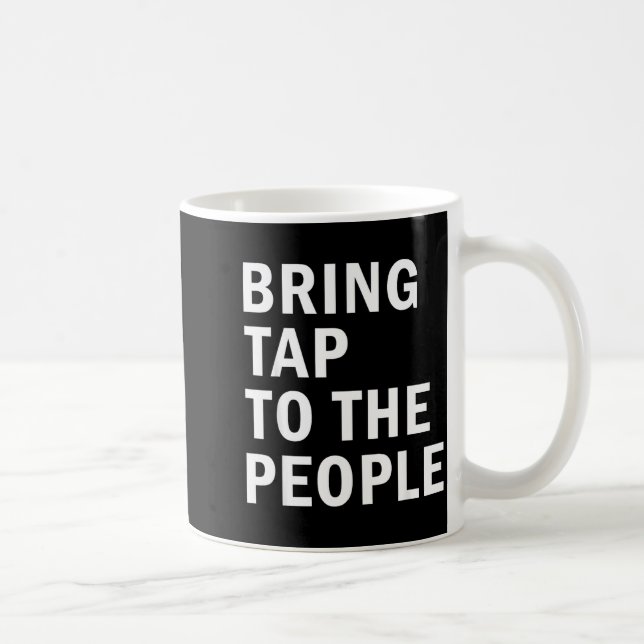Mug Apporter le tapotement au rythme de danse de devis (Droite)