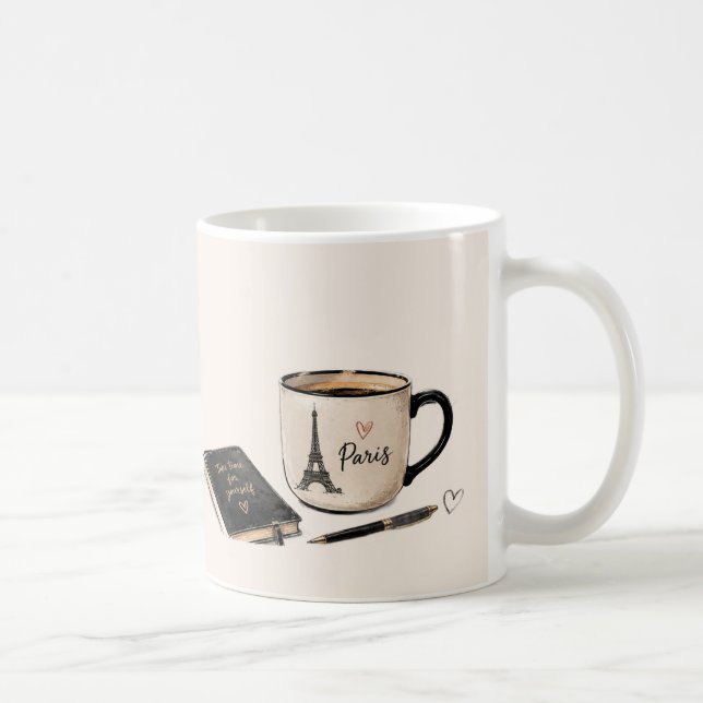 Mug Apportez le charme de Paris à chaque pause café av (Droite)