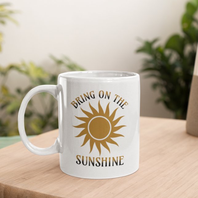 Mug Apportez le Golden Sunshine (Créateur téléchargé)