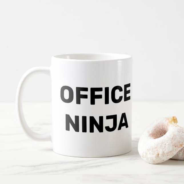 Mug Appréciation administrative de Office Ninja (Avec donut)