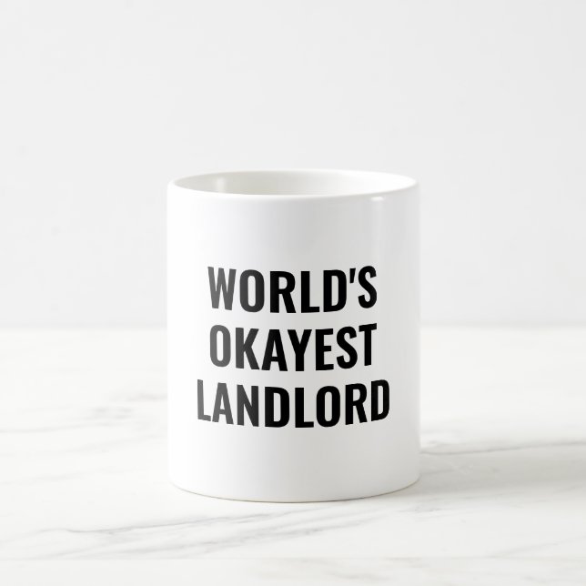 Mug Appréciation amusante du propriétaire le plus Okay (Centre)