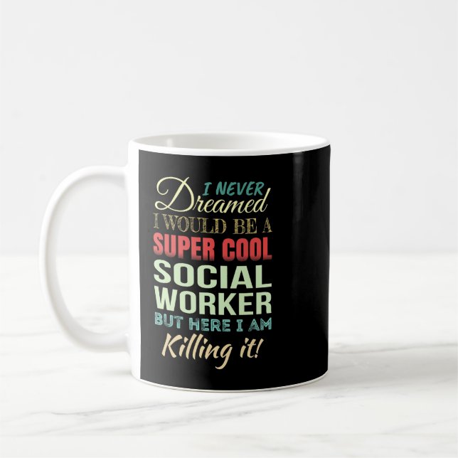 Mug Appréciation de cadeau amusant d'un travailleur so (Gauche)