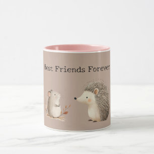 Mug Appréciation de la Souris Hérisson Marron Crème Mi