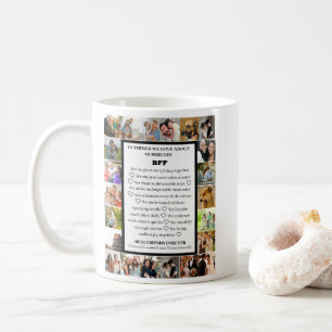 Mug Appréciation de l'amitié   Collage photo BFF 22