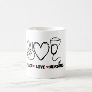 Mug Appréciation de l'amour pour la paix