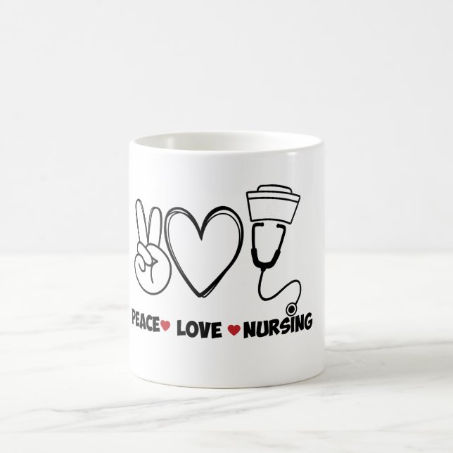 Mug Appréciation de l'amour pour la paix (Centre)