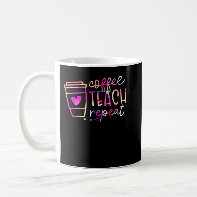 Mug Appréciation de l'enseignant à répétition Apprécia (Gauche)