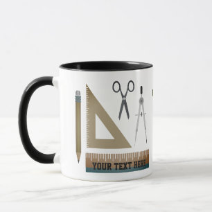 Mug Appréciation de l'enseignant de mathématiques pers