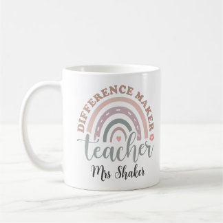 Mug Appréciation de l'enseignant Différence Merci créa
