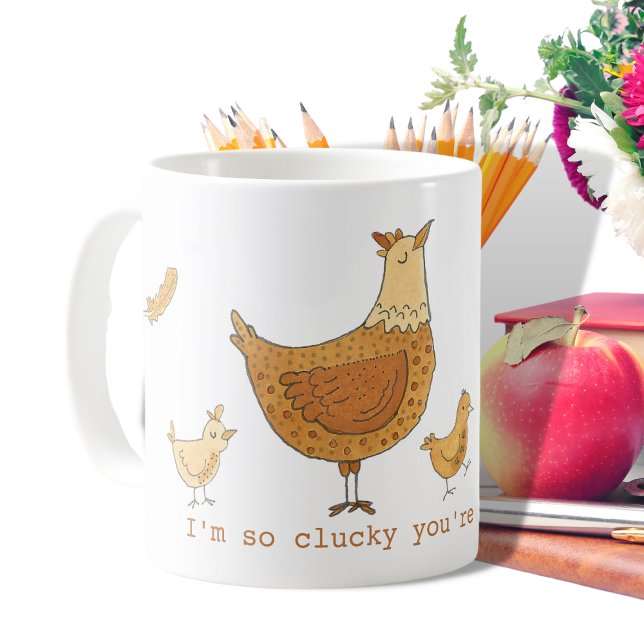 Mug Appréciation de l'enseignant mignon Poulet cadeau (Créateur téléchargé)