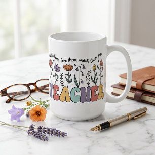 Mug Appréciation des enseignants, enseignez-leur, aime