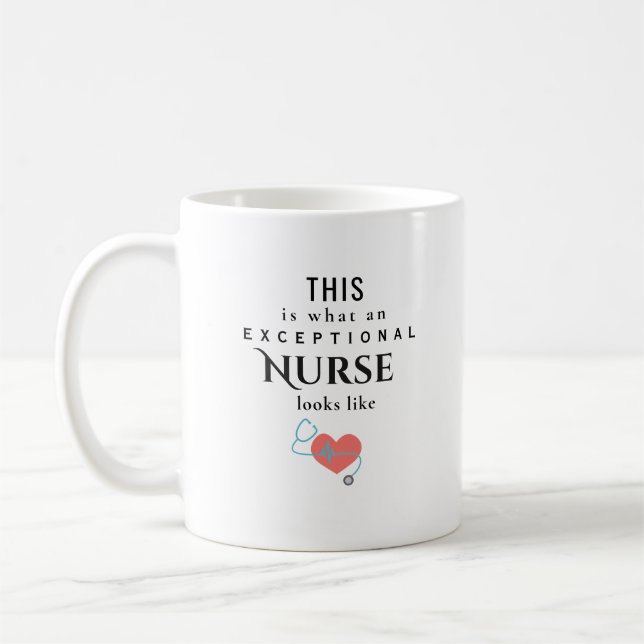 Mug Appréciation des infirmières exceptionnelles (Gauche)