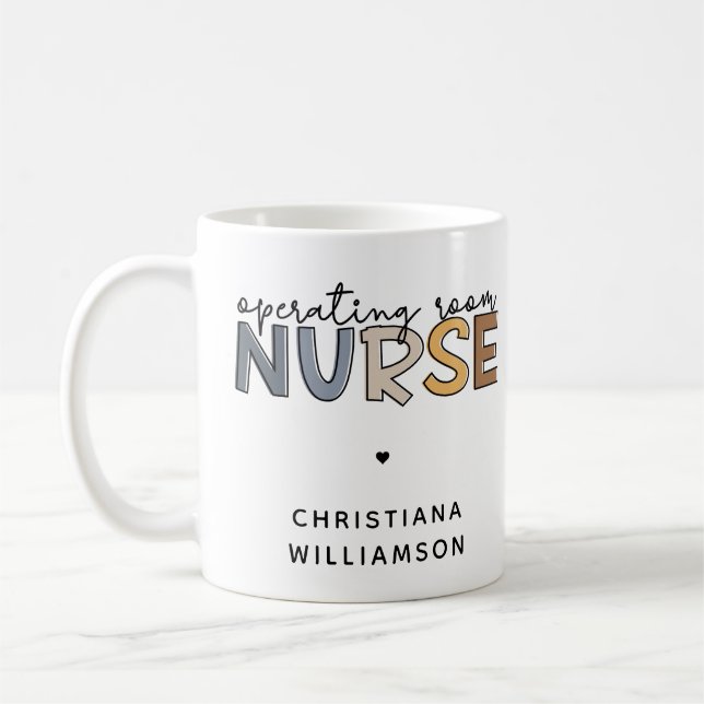 Mug Appréciation des infirmières ou infirmiers en sall (Gauche)