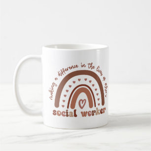 Mug Appréciation des travailleurs sociaux Cadeaux d'ét