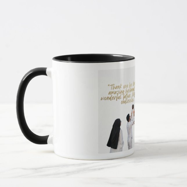Mug Appréciation du mari et du père (Gauche)