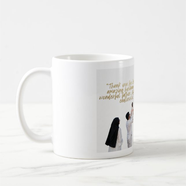 Mug Appréciation du mari et du père (Gauche)