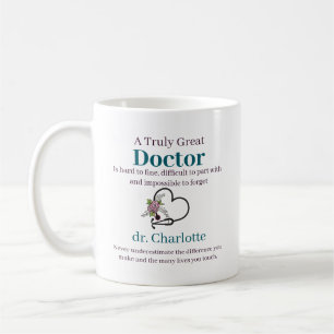 Mug Appréciation du médecin personnalisé