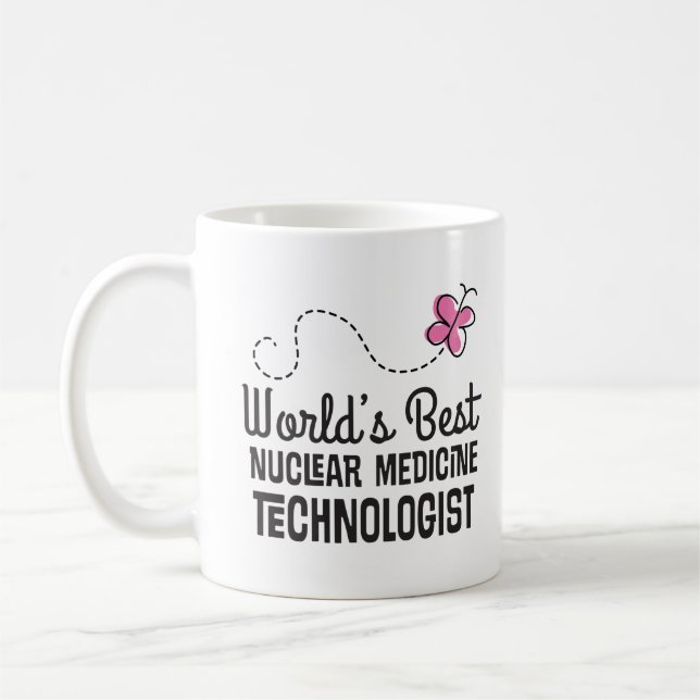 Mug Appréciation du technologue en médecine nucléaire (Gauche)