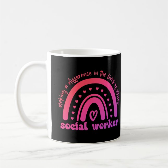 Mug Appréciation et diplôme des travailleurs sociaux (Gauche)