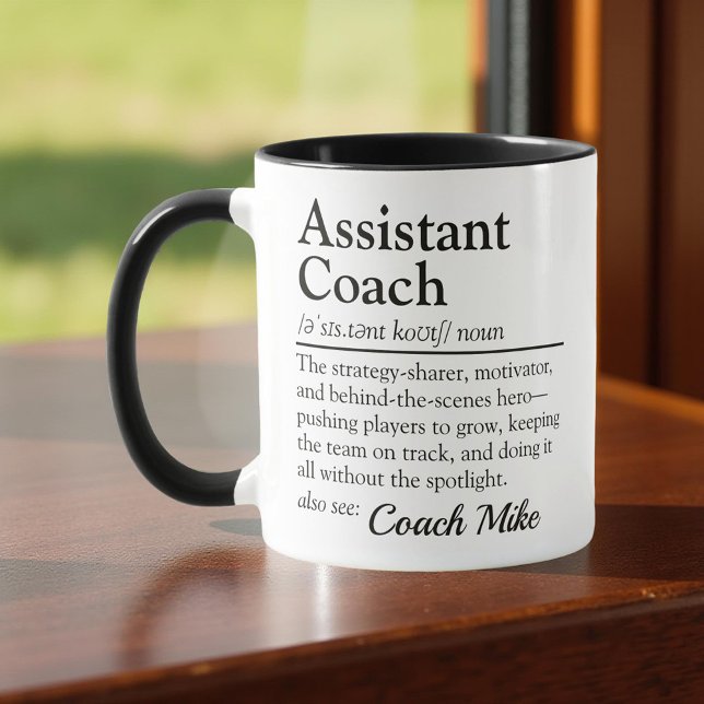 Mug Appréciation personnalisée de la définition du coa (Créateur téléchargé)