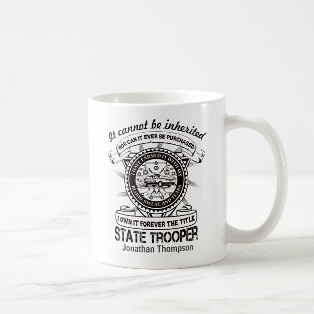 Mug Appréciation personnalisée du soldat d'état (Droite)