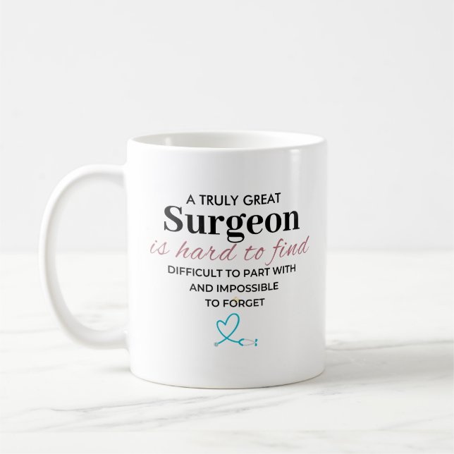 Mug Appréciation personnalisée d'un chirurgien vraimen (Gauche)
